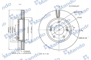 Mando Δισκόπλακα - MBC030247