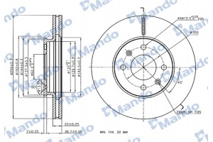 Mando Δισκόπλακα - MBC030281