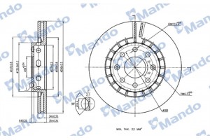 Mando Δισκόπλακα - MBC030302