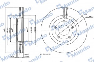 Mando Δισκόπλακα - MBC035160