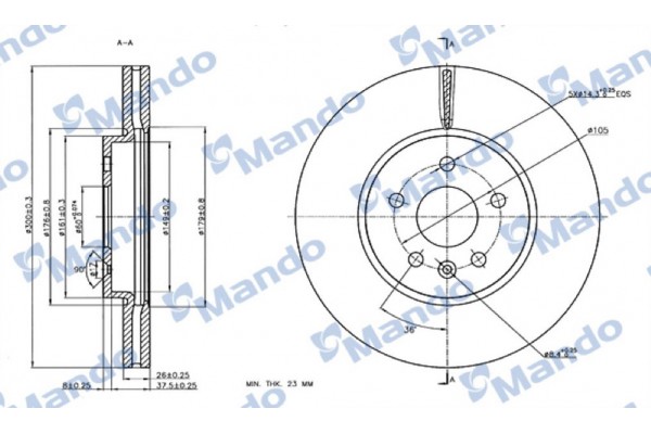 Mando Δισκόπλακα - MBC035196