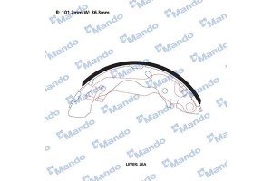 Mando Σετ Σιαγόνων Φρένων - RMLH12