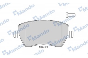 Mando Σετ τακάκια, Δισκόφρενα - MBF015179