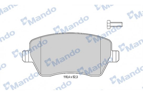 Mando Σετ τακάκια, Δισκόφρενα - MBF015179