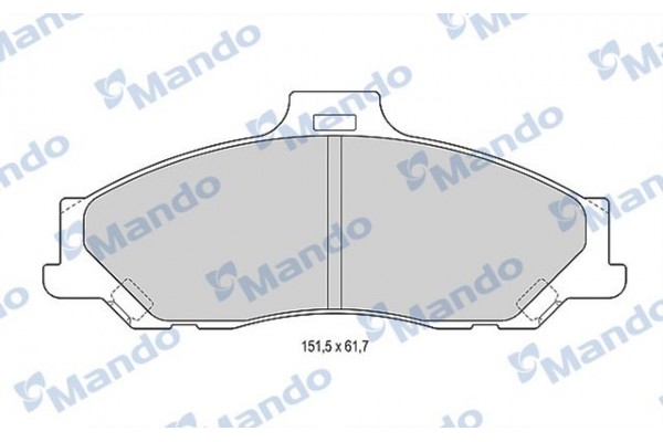 Mando Σετ τακάκια, Δισκόφρενα - MBF015191