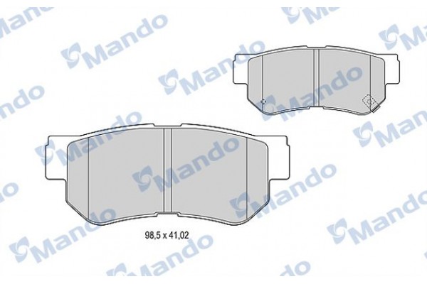 Mando Σετ τακάκια, Δισκόφρενα - MBF015202