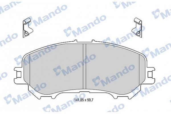 Mando Σετ τακάκια, Δισκόφρενα - MBF015287