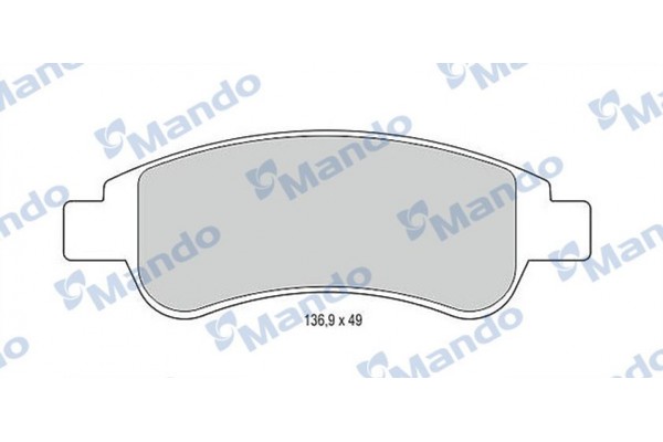 Mando Σετ τακάκια, Δισκόφρενα - MBF015475