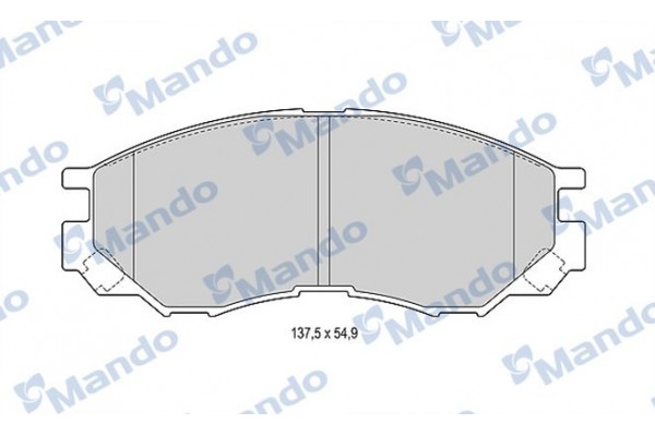 Mando Σετ τακάκια, Δισκόφρενα - MBF015712