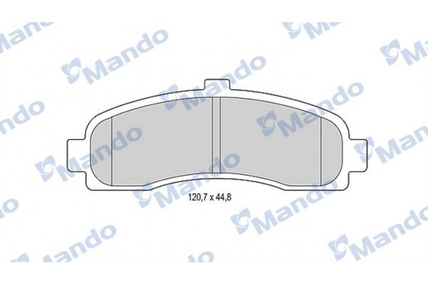 Mando Σετ τακάκια, Δισκόφρενα - MBF015729