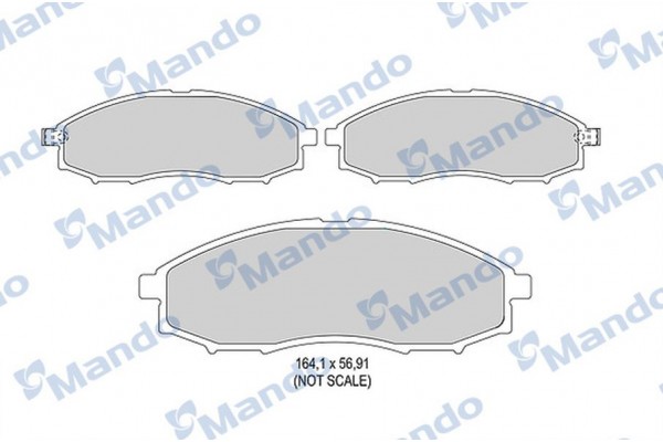 Mando Σετ τακάκια, Δισκόφρενα - MBF015740