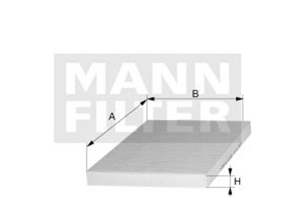 MANN-FILTER Φίλτρο, Αέρας Εσωτερικού Χώρου - Fp 2442
