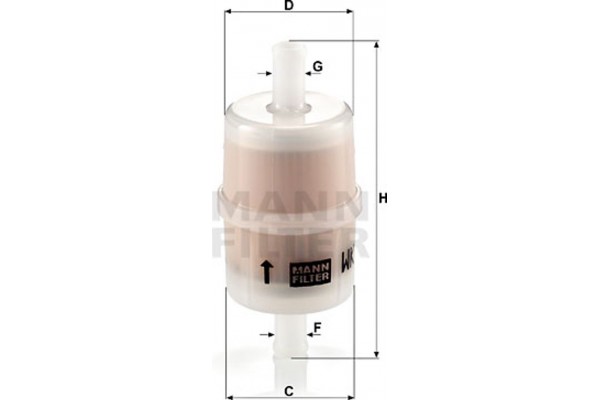 MANN-FILTER Φίλτρο αέρα, συμπιεστής, αναρρ. Αέρα - Wk 32/7