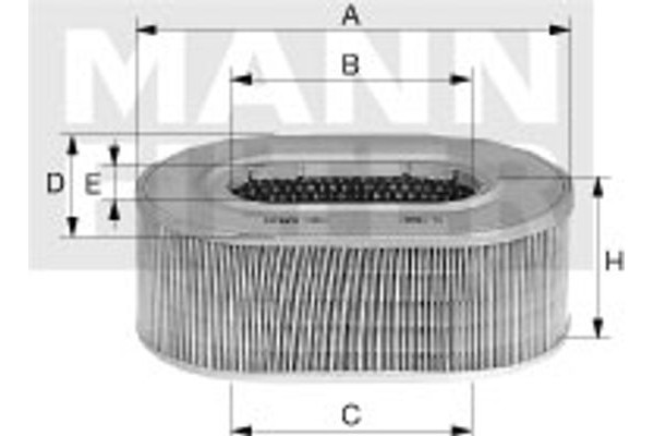 MANN-FILTER Φίλτρο Αέρα - C 3534