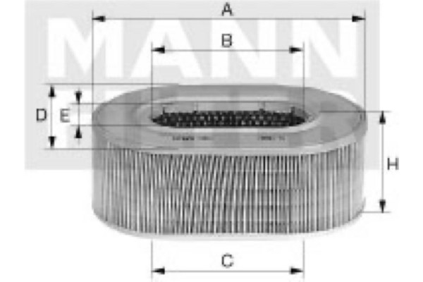 MANN-FILTER Φίλτρο Αέρα - C 3534