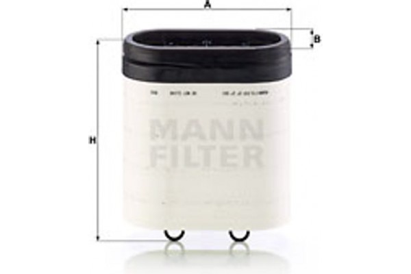 MANN-FILTER Φίλτρο Αέρα - Cp 27 001