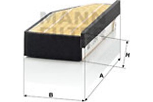 MANN-FILTER Φίλτρο Αέρα - C 2243/1