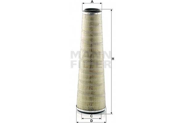 MANN-FILTER Φίλτρο Αέρα - C 22 835