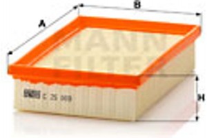MANN-FILTER Φίλτρο Αέρα - C 25 009