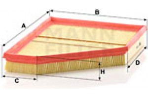 MANN-FILTER Φίλτρο Αέρα - C 3090/1