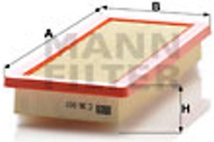 MANN-FILTER Φίλτρο Αέρα - C 36 001