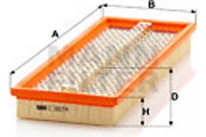 MANN-FILTER Φίλτρο Αέρα - C 3874