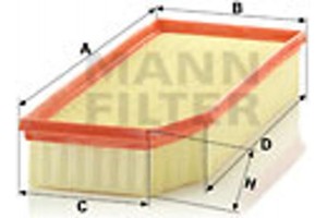 MANN-FILTER Φίλτρο Αέρα - C 38 145