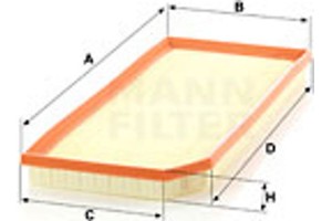 MANN-FILTER Φίλτρο Αέρα - C 41 002