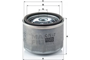 MANN-FILTER Φίλτρο Αέρα - C 77/7