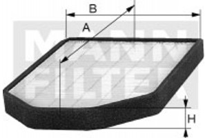MANN-FILTER Φίλτρο, Αέρας Εσωτερικού Χώρου - Cuk 2241-2