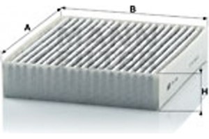 MANN-FILTER Φίλτρο, Αέρας Εσωτερικού Χώρου - Cuk 1830