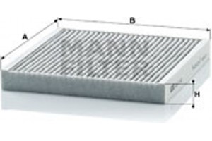 MANN-FILTER Φίλτρο, Αέρας Εσωτερικού Χώρου - Cuk 2132