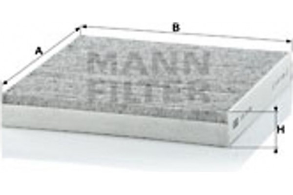MANN-FILTER Φίλτρο, Αέρας Εσωτερικού Χώρου - Cuk 2149