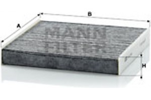 MANN-FILTER Φίλτρο, Αέρας Εσωτερικού Χώρου - Cuk 2245