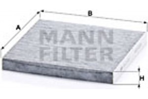 MANN-FILTER Φίλτρο, Αέρας Εσωτερικού Χώρου - Cuk 22 021