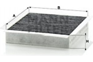 MANN-FILTER Φίλτρο, Αέρας Εσωτερικού Χώρου - Cuk 2338