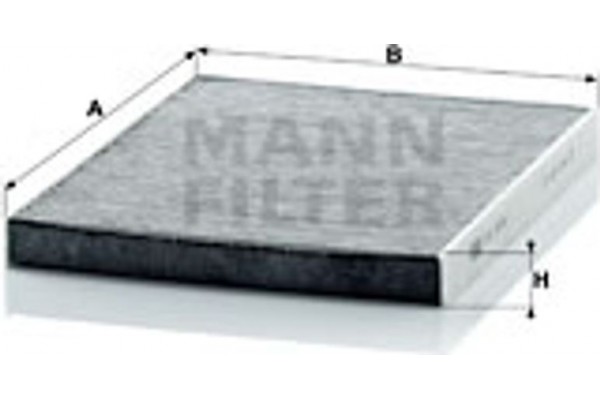 MANN-FILTER Φίλτρο, Αέρας Εσωτερικού Χώρου - Cuk 2436