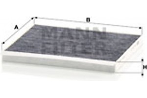 MANN-FILTER Φίλτρο, Αέρας Εσωτερικού Χώρου - Cuk 24 013