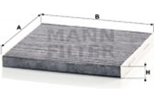 MANN-FILTER Φίλτρο, Αέρας Εσωτερικού Χώρου - Cuk 2544