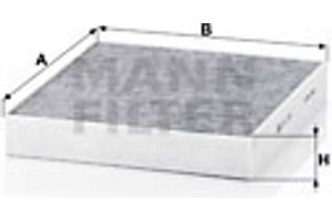MANN-FILTER Φίλτρο, Αέρας Εσωτερικού Χώρου - Cuk 2559