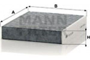 MANN-FILTER Φίλτρο, Αέρας Εσωτερικού Χώρου - Cuk 25 006