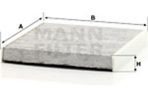 MANN-FILTER Φίλτρο, Αέρας Εσωτερικού Χώρου - Cuk 26 009