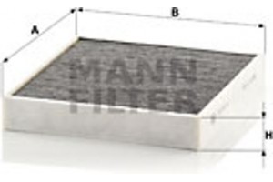 MANN-FILTER Φίλτρο, Αέρας Εσωτερικού Χώρου - Cuk 26 010