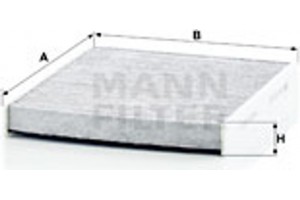 MANN-FILTER Φίλτρο, Αέρας Εσωτερικού Χώρου - Cuk 26 021