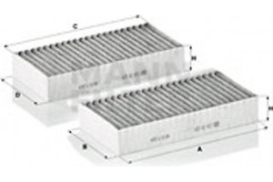 MANN-FILTER Φίλτρο, Αέρας Εσωτερικού Χώρου - Cuk 26 028-2
