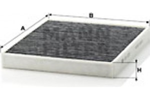 MANN-FILTER Φίλτρο, Αέρας Εσωτερικού Χώρου - Cuk 2757