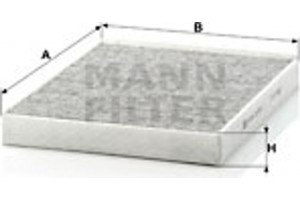 MANN-FILTER Φίλτρο, Αέρας Εσωτερικού Χώρου - Cuk 2842