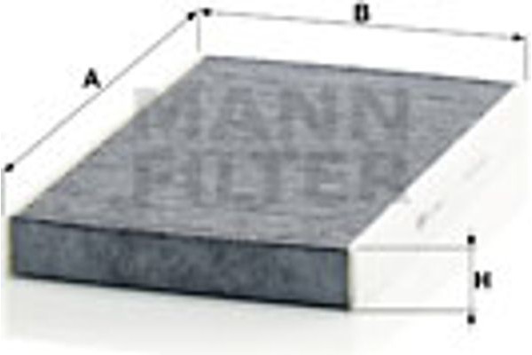 MANN-FILTER Φίλτρο, Αέρας Εσωτερικού Χώρου - Cuk 2940
