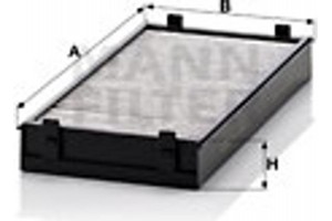 MANN-FILTER Φίλτρο, Αέρας Εσωτερικού Χώρου - Cuk 2941-2