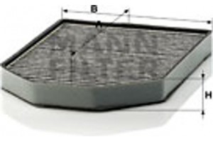 MANN-FILTER Φίλτρο, Αέρας Εσωτερικού Χώρου - Cuk 2949-2